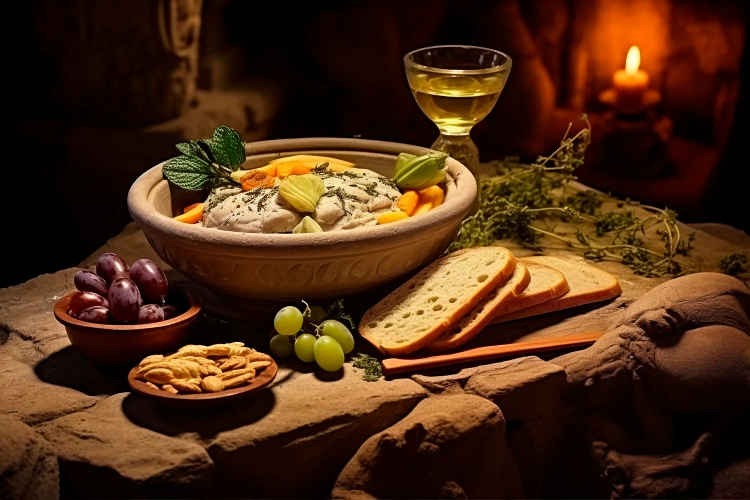 Irish themed dinner night spread